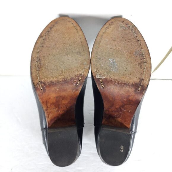 RAG & BONE Women's Harrow US7,5 EU37,5 Black Leather Strappy Ankle Booties Boot - Picture 13 of 14